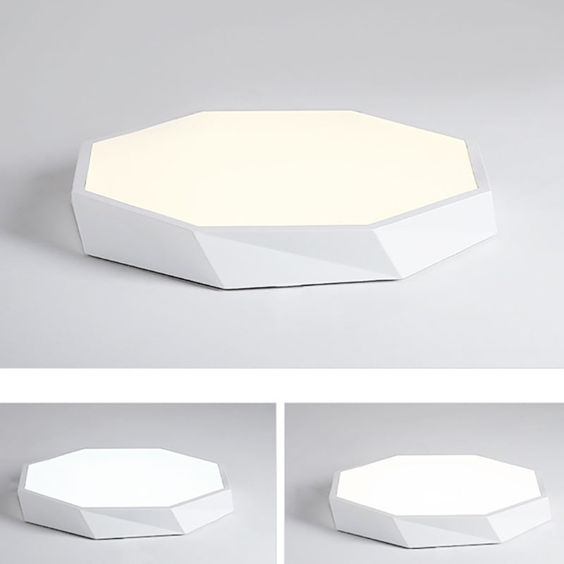 Modern Minimalist LED Ceiling Light Creative Geometric Flush Mount Ceiling Lamp