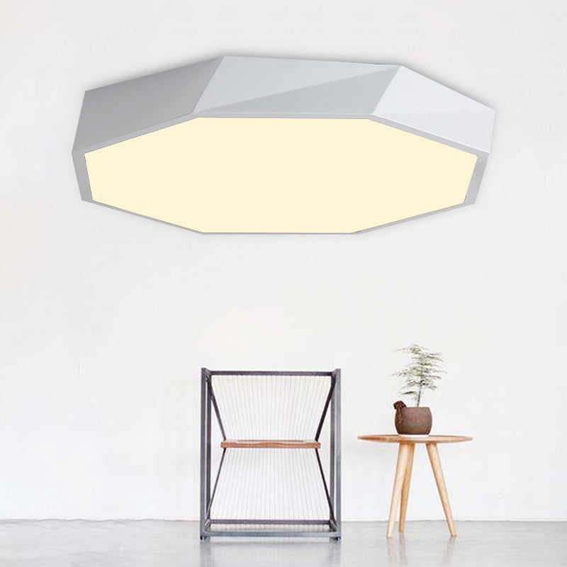 Modern Minimalist LED Ceiling Light Creative Geometric Flush Mount Ceiling Lamp