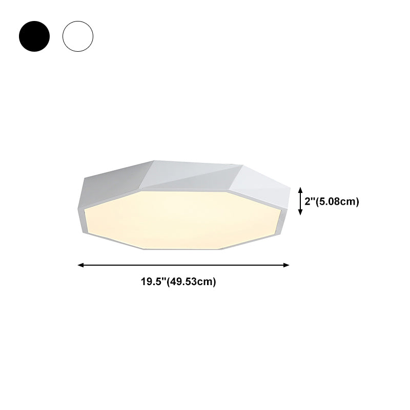 Modern Minimalist LED Ceiling Light Creative Geometric Flush Mount Ceiling Lamp