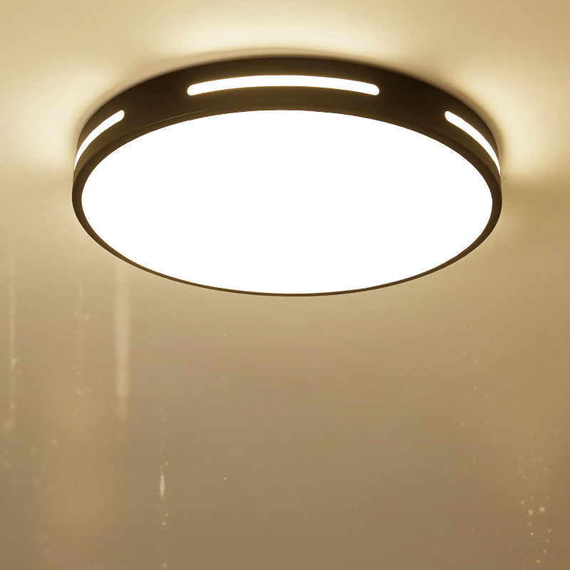 Minimalist LED Flush Mount Ceiling Light Round Shape Ceiling Lamp Fixture