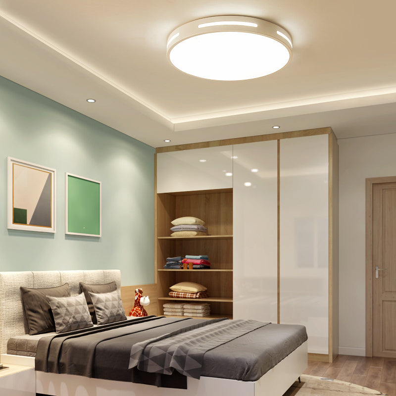 Minimalist LED Flush Mount Ceiling Light Round Shape Ceiling Lamp Fixture