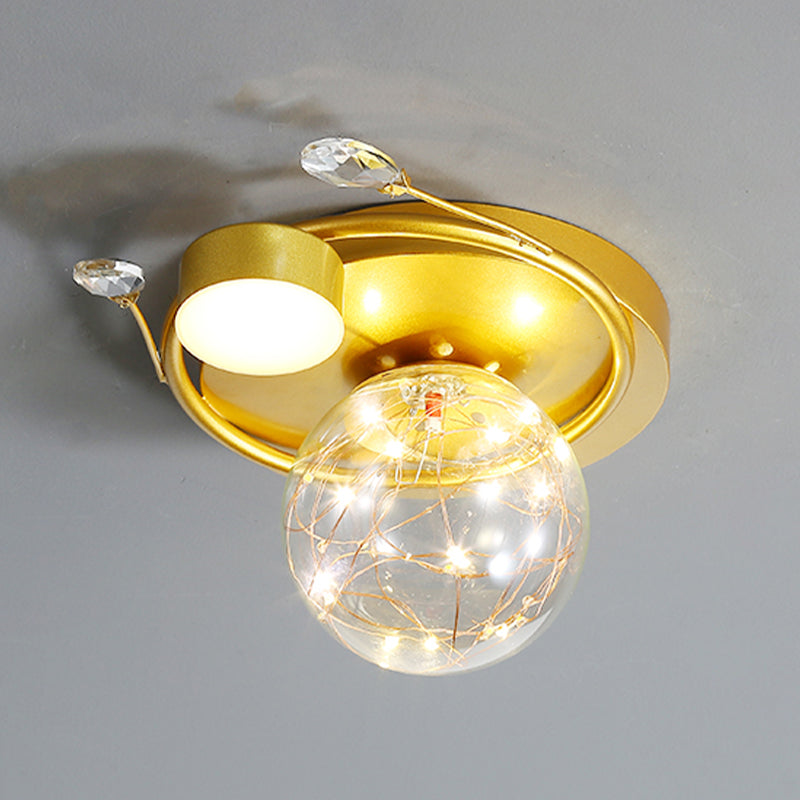 Plafonnier moderne à montage encastré Globe LED pour salon