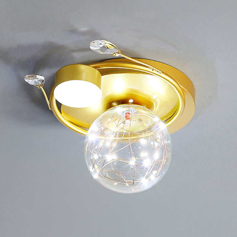 Plafonnier moderne à montage encastré Globe LED pour salon