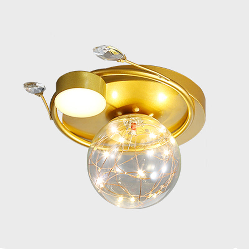 Plafonnier moderne à montage encastré Globe LED pour salon