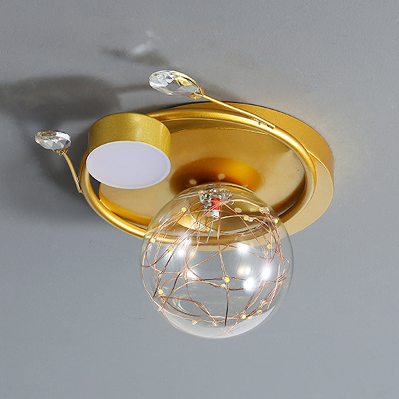 Plafonnier moderne à montage encastré Globe LED pour salon