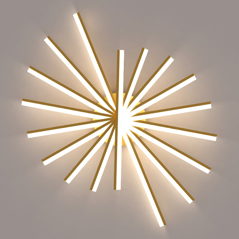 Sputnik Design LED Flush Mounted Ceiling Lights Simplicity Lighting Fixture for Bedroom