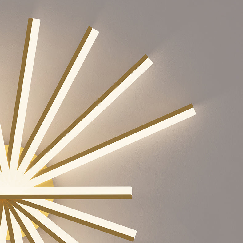 Sputnik Design LED Flush Mounted Ceiling Lights Simplicity Lighting Fixture for Bedroom