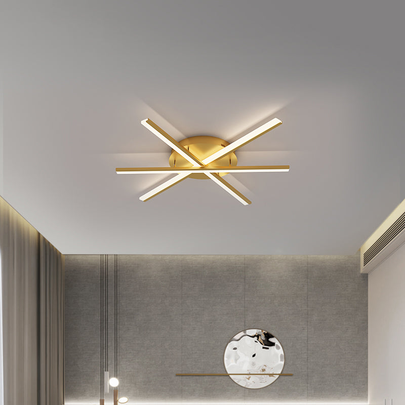 Sputnik Design LED Flush Mounted Ceiling Lights Simplicity Lighting Fixture for Bedroom