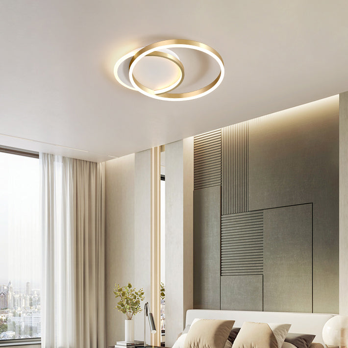 LED Flush Mounted Ceiling Lights Simplicity Ceiling Lighting Fixture for Living Room
