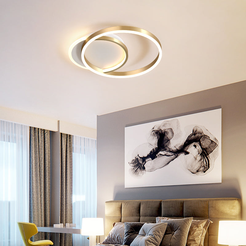 Plafonniers encastrés à LED, appareil d'éclairage de plafond simple pour le salon