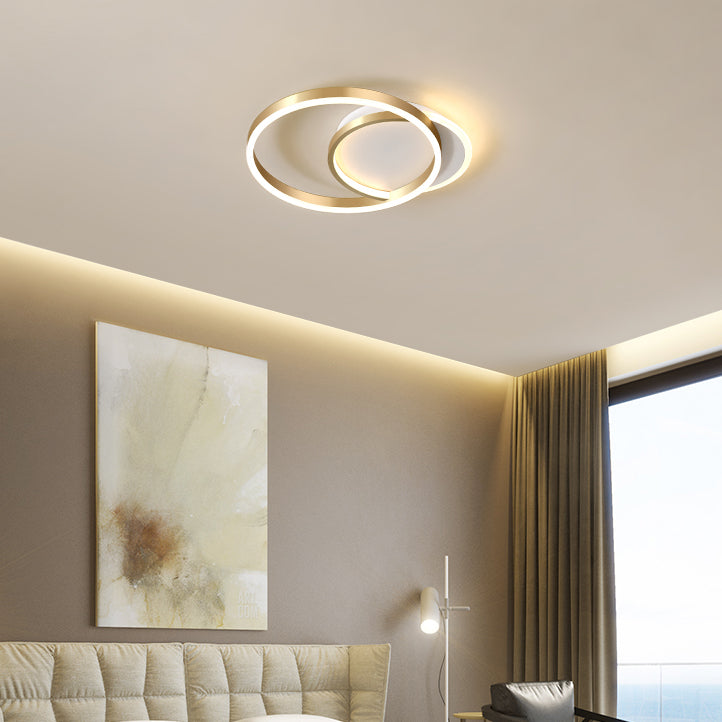LED Flush Mounted Ceiling Lights Simplicity Ceiling Lighting Fixture for Living Room