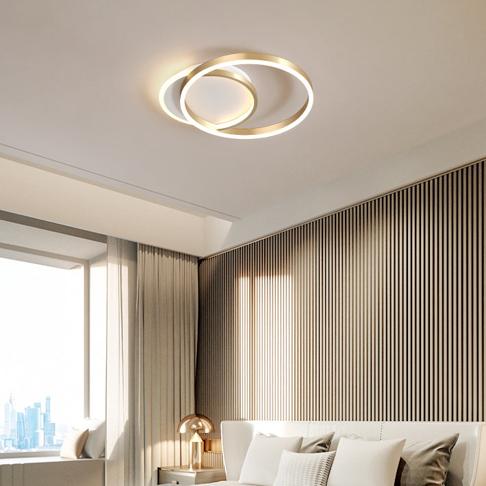Plafonniers encastrés à LED, appareil d'éclairage de plafond simple pour le salon