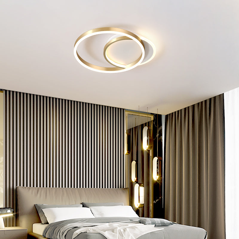 LED Flush Mounted Ceiling Lights Simplicity Ceiling Lighting Fixture for Living Room