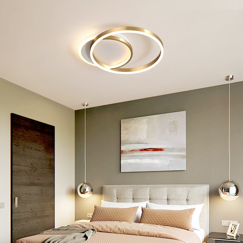 LED Flush Mounted Ceiling Lights Simplicity Ceiling Lighting Fixture for Living Room
