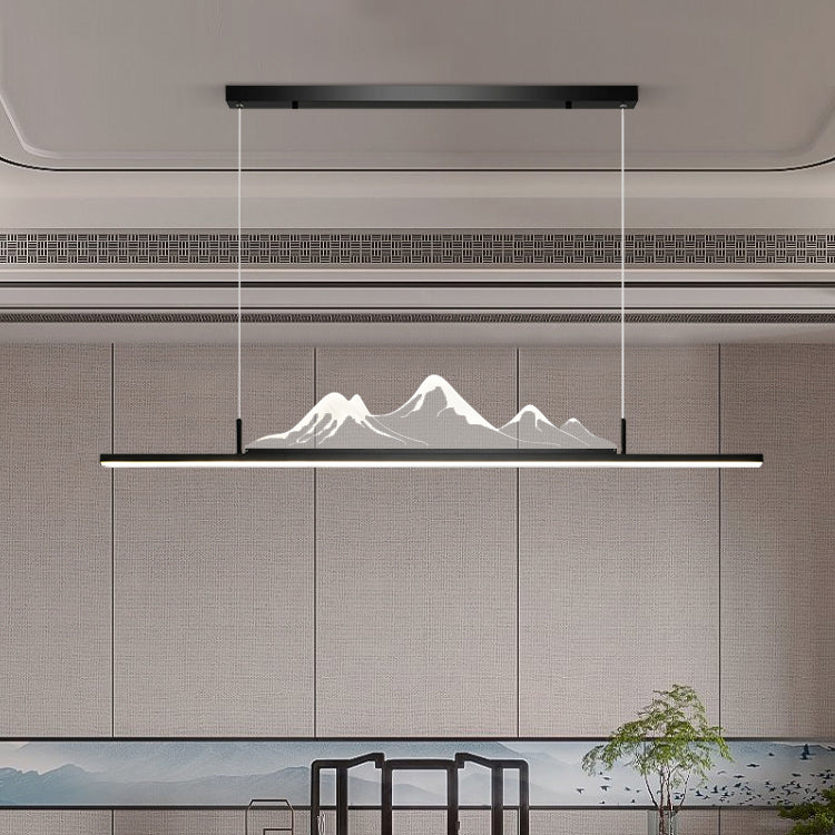 Colgante moderno de la isla de aluminio en la isla LED para comedor