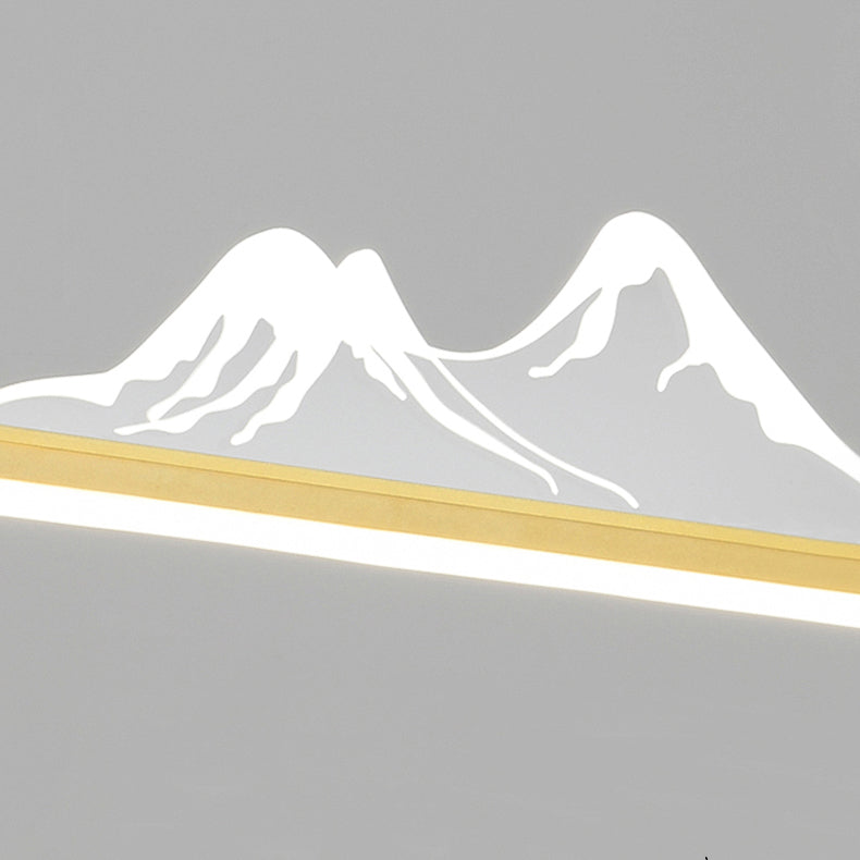 Colgante moderno de la isla de aluminio en la isla LED para comedor