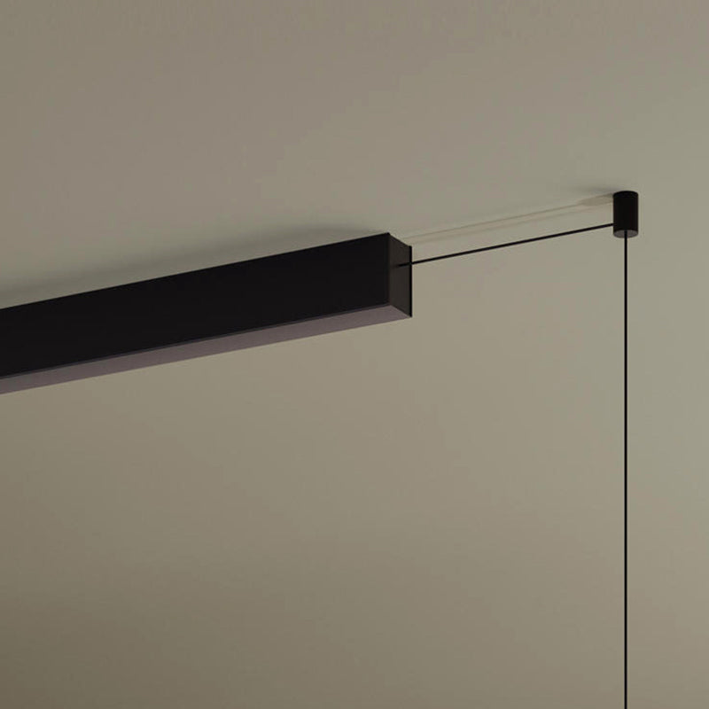 Nordic Metal Island Light Black 1 LED LED PRIGHTA para comedor