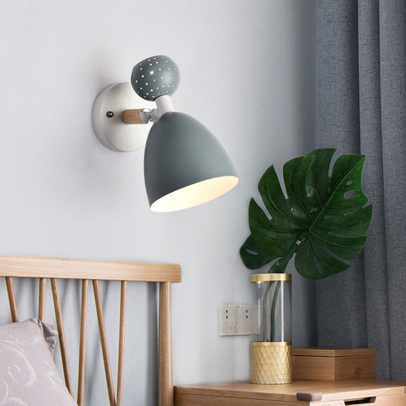 Mur en métal de style nordique clair