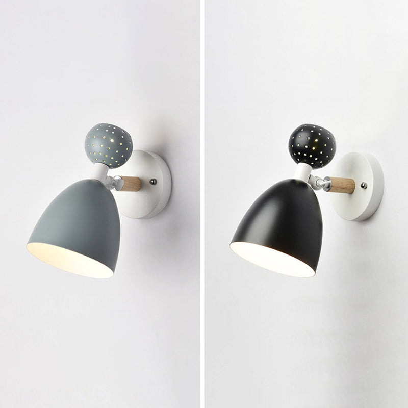 Mur en métal de style nordique clair