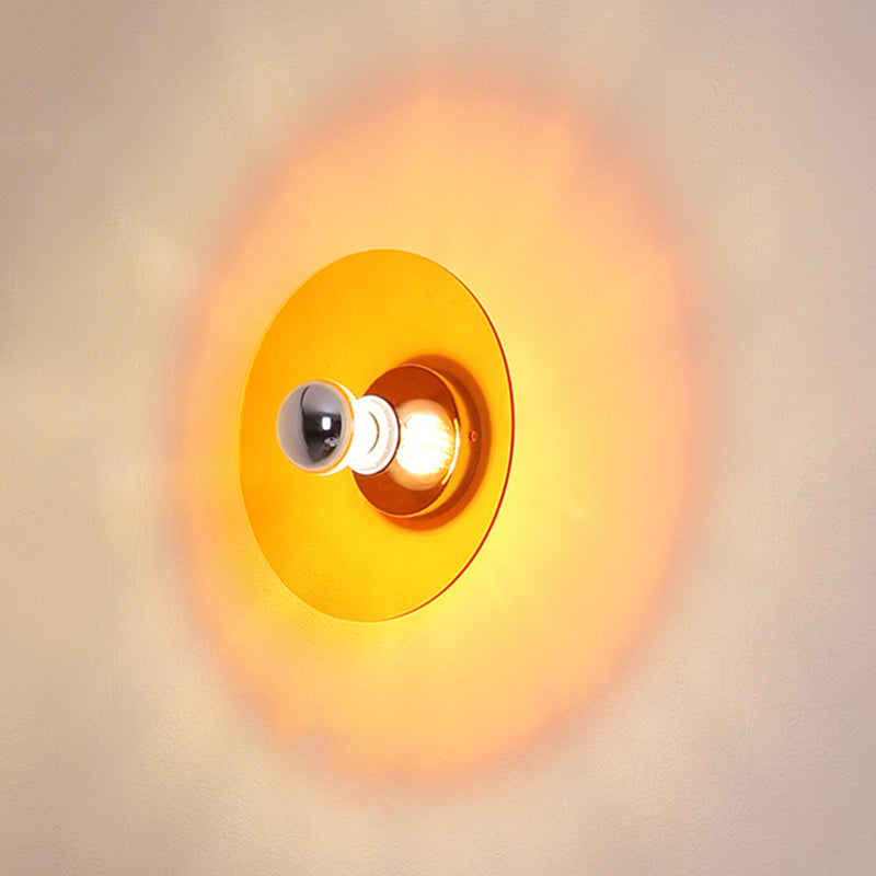 Runde Wandbeleuchtung Geräte moderner Metall 1 Lichtwandbeleuchtung