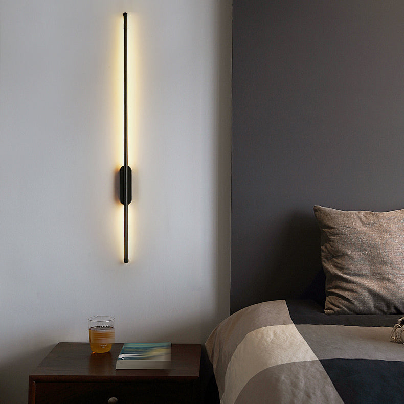 Metall Linearer Schatten Wandleuchten moderner Stil 1- Lichtwandmontiertes Licht