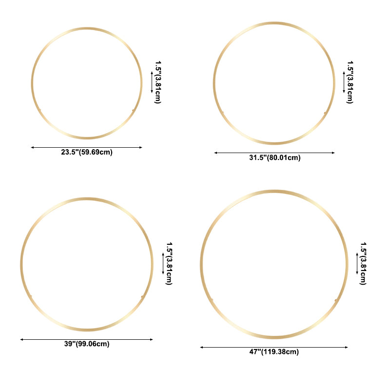 Runde Schatten Metall Wandleuchter moderner Stil mit einem leichten Wand montiertes Licht