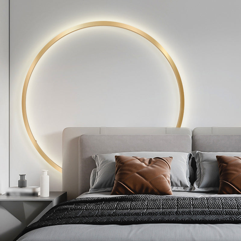 Runde Schatten Metall Wandleuchter moderner Stil mit einem leichten Wand montiertes Licht