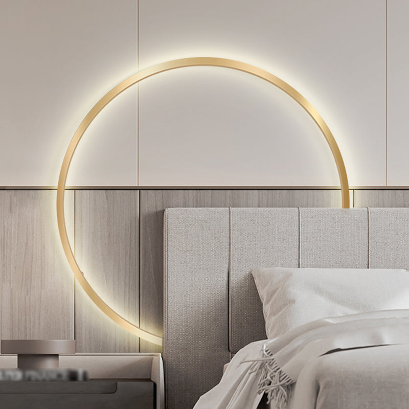 Runde Schatten Metall Wandleuchter moderner Stil mit einem leichten Wand montiertes Licht