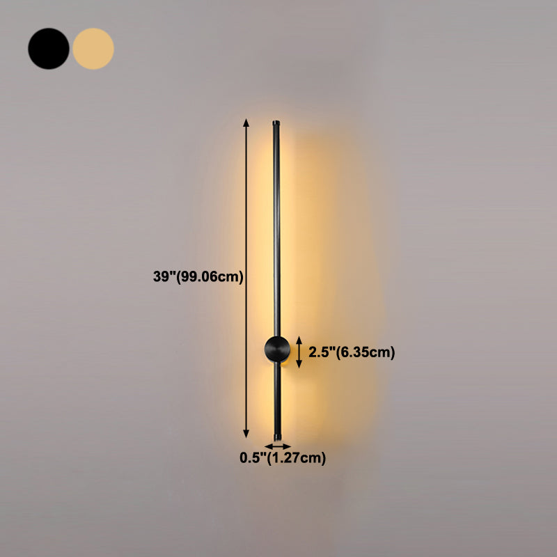 Metall Linear Schatten Wandleuchten Moderner Stil 1- Lichtwandbeleuchtung