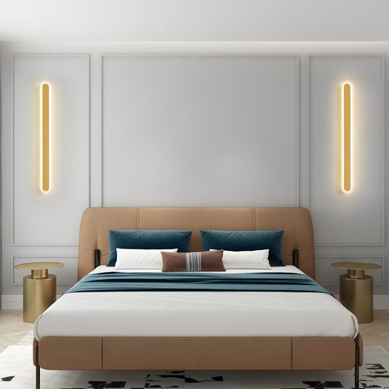 Linearer Schatten Metall Wandleuchter moderner Stil mit einer Lichtwandhalterung Leuchte