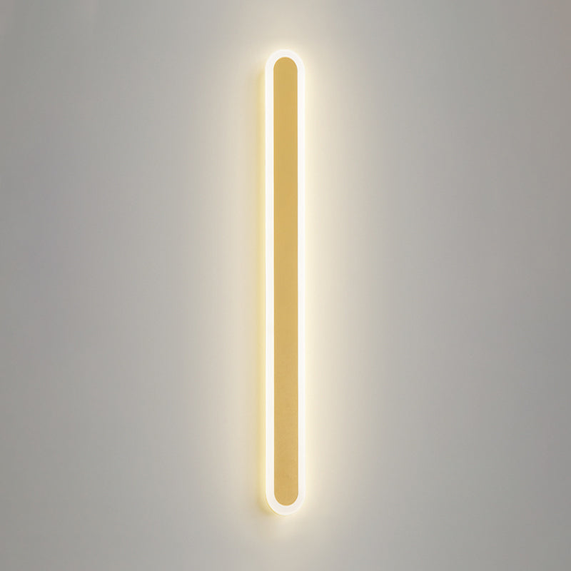 Linearer Schatten Metall Wandleuchter moderner Stil mit einer Lichtwandhalterung Leuchte