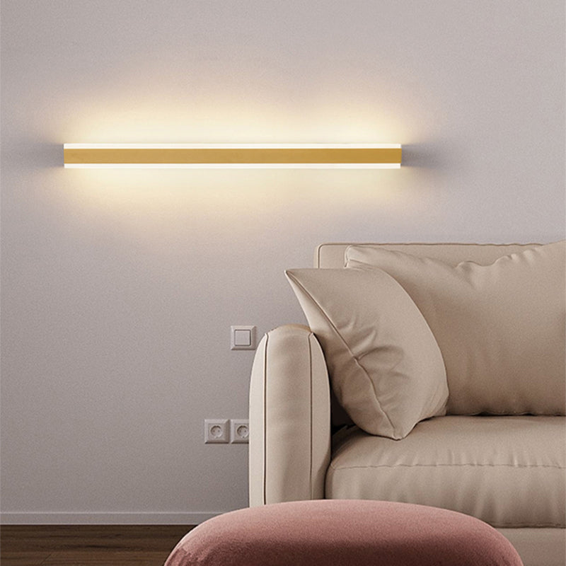 Linearer Schatten Metall Wandleuchter moderner Stil mit einer Lichtwandhalterung Leuchte