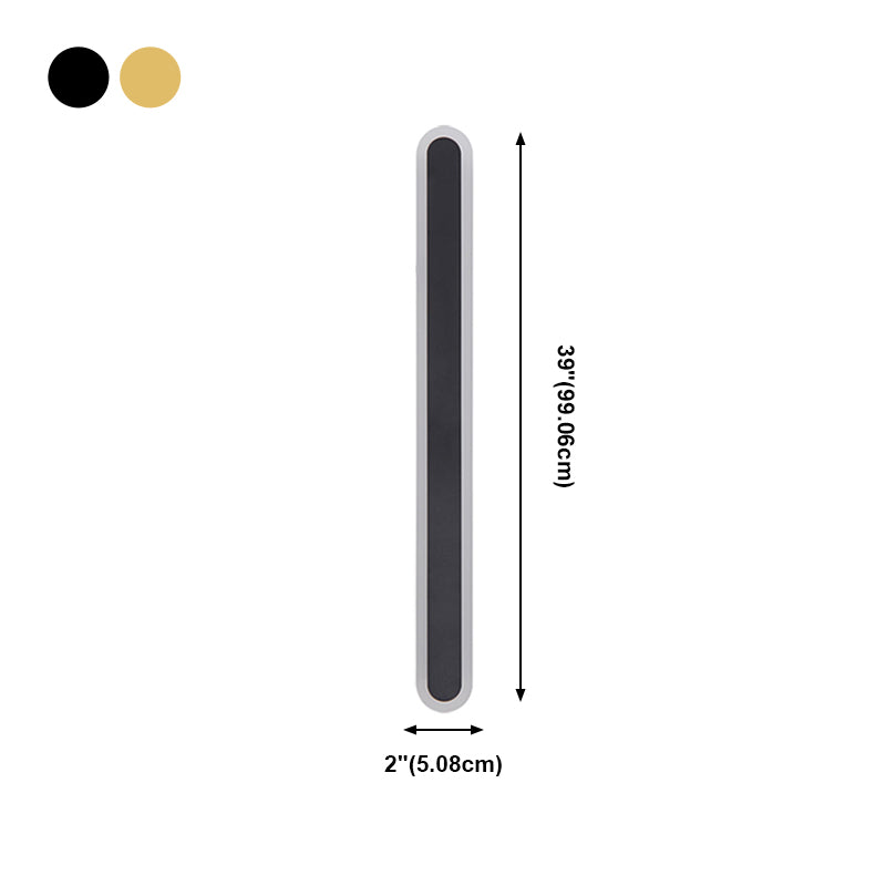 Linearer Schatten Metall Wandleuchter moderner Stil mit einer Lichtwandhalterung Leuchte