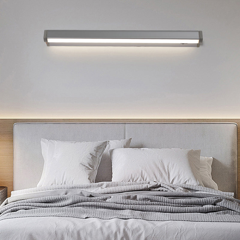 1 lichte lineaire wandwandcontract Moderne stijl metalen wandverlichting voor doucheruimte