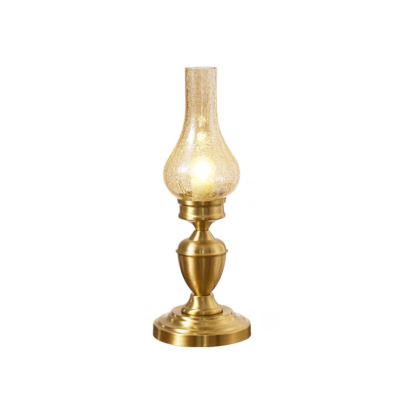 Contemporary Glass Table Lamp Eye-caring Table Lighting Fixture for Living Room