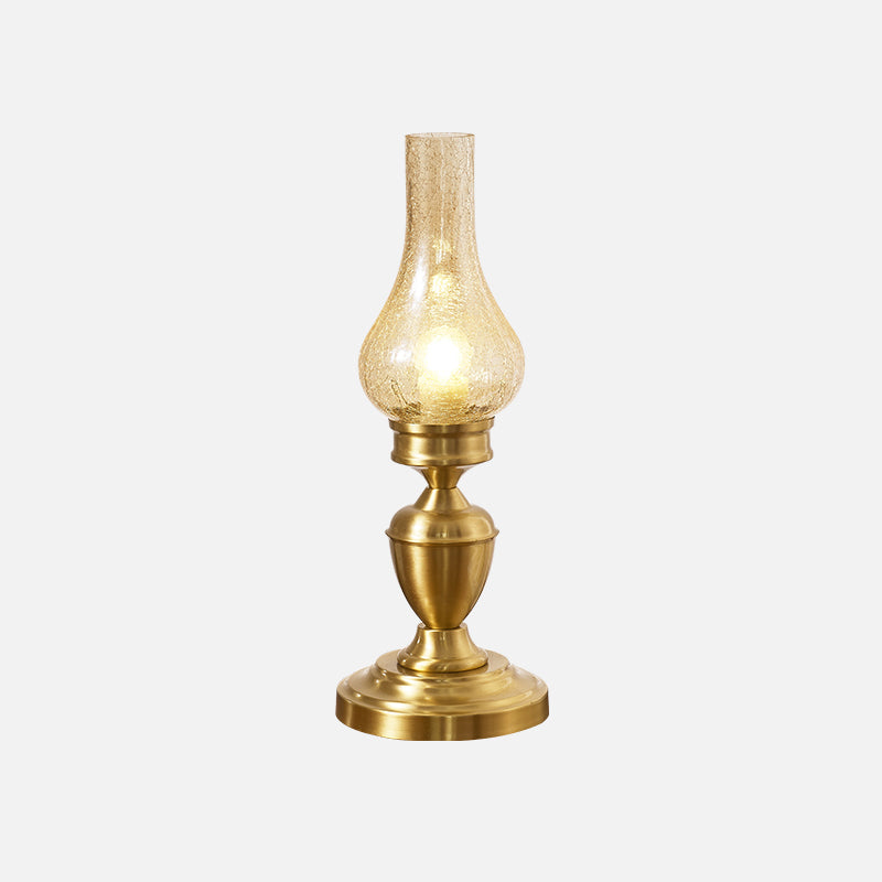 Contemporary Glass Table Lamp Eye-caring Table Lighting Fixture for Living Room