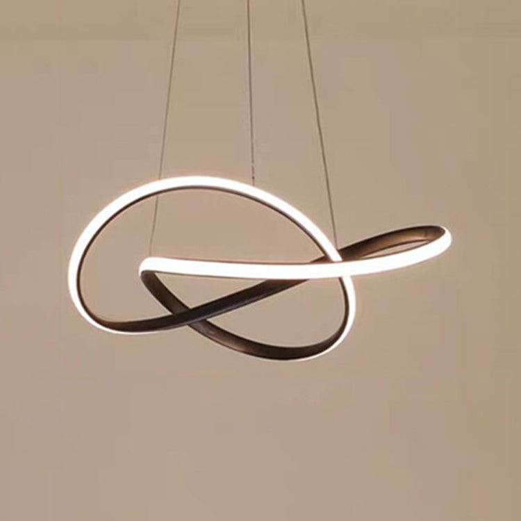 Nordic Linear Chandelier Single Light LED Chandelier Pendant for Living Room