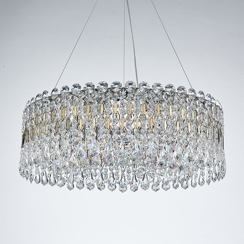 Contemporary Style Geometry Pendant Chandeliers Crystal Chandelier Lighting Fixtures