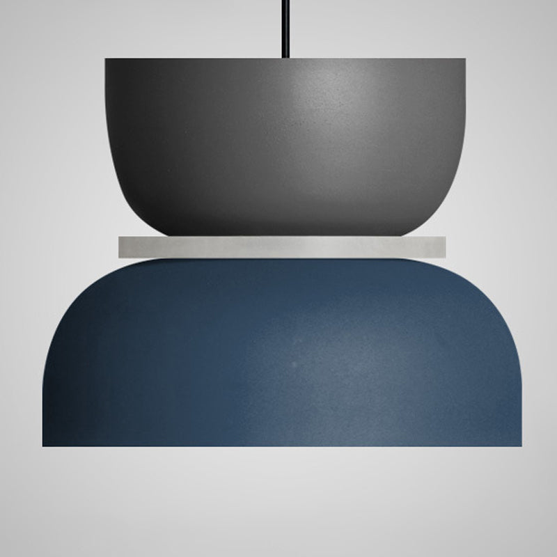 Bowl Shape Metal Hanging Pendant Light Nordic Style Ceiling Pendant Light