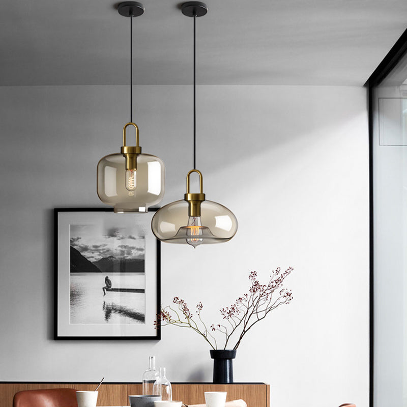 Simplicity Pendant Lighting Fixture Clear Glass Ceiling Pendant Light