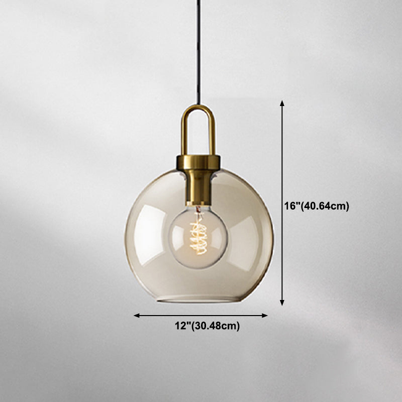 Simplicity Pendant Lighting Fixture Clear Glass Ceiling Pendant Light