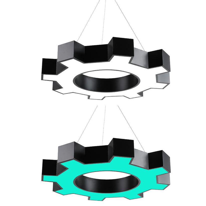 Contemporary Gear Hanging Light Simple Pendant Lighting Fixture for Office