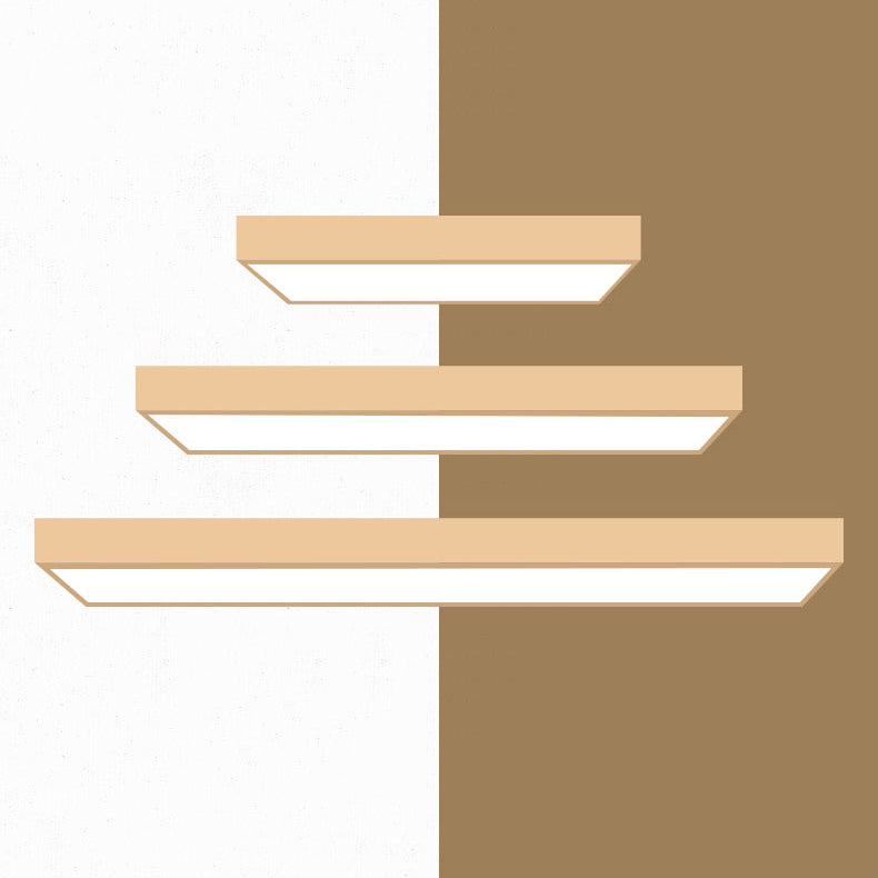 Wooden Hanging Lamp Simplicity Pendent Lighting Fixture for Meeting Room