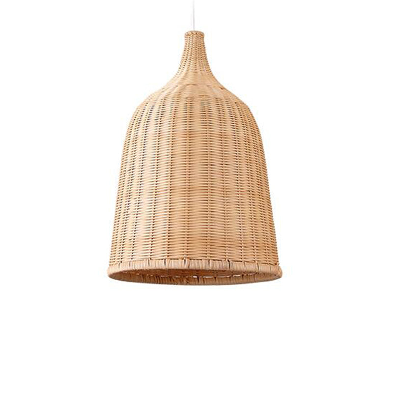 Rattan Hanging Light Modern Style Pendent Lighting Fixture for Sitting Room