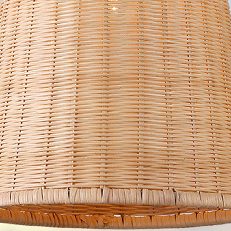 Rattan Hanging Light Modern Style Pendent Lighting Fixture for Sitting Room