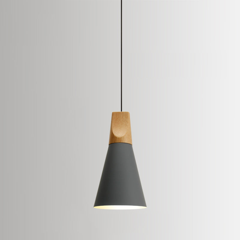 Contemporary Hanging Light Metal Shade Pendent Lighting Fixture for Sitting Room