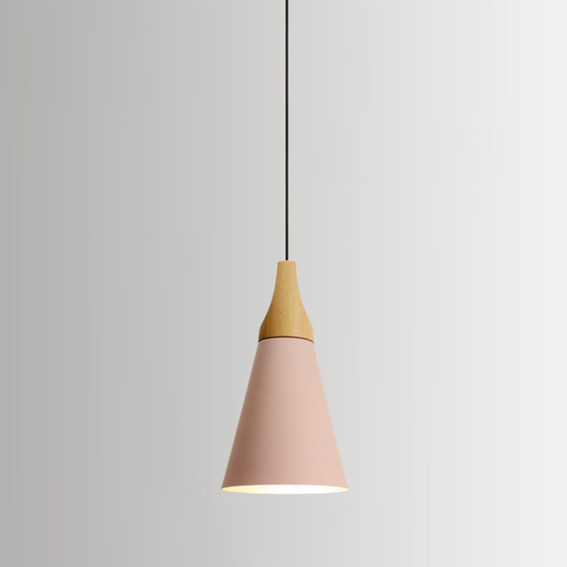 Contemporary Hanging Light Metal Shade Pendent Lighting Fixture for Sitting Room