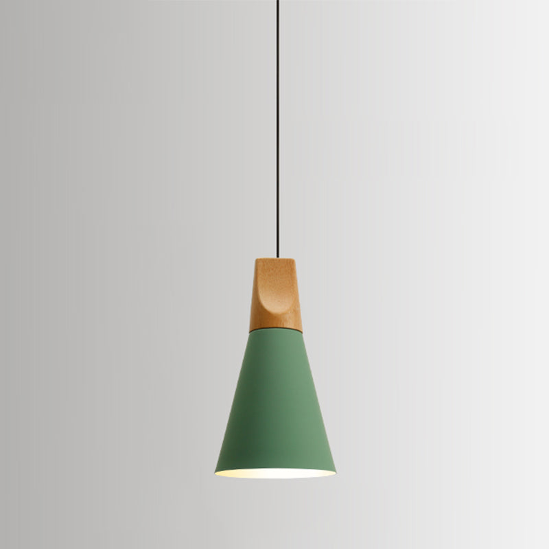 Contemporary Hanging Light Metal Shade Pendent Lighting Fixture for Sitting Room