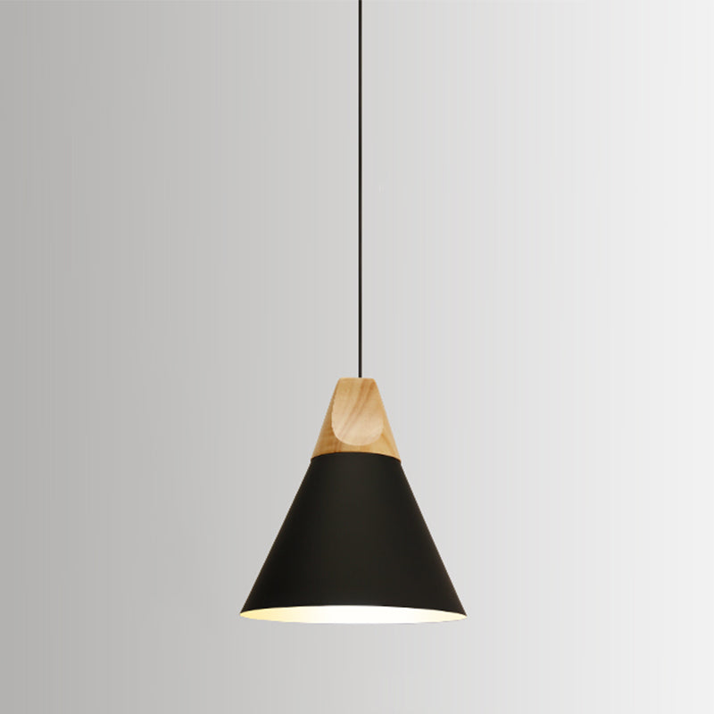 Contemporary Hanging Light Metal Shade Pendent Lighting Fixture for Sitting Room