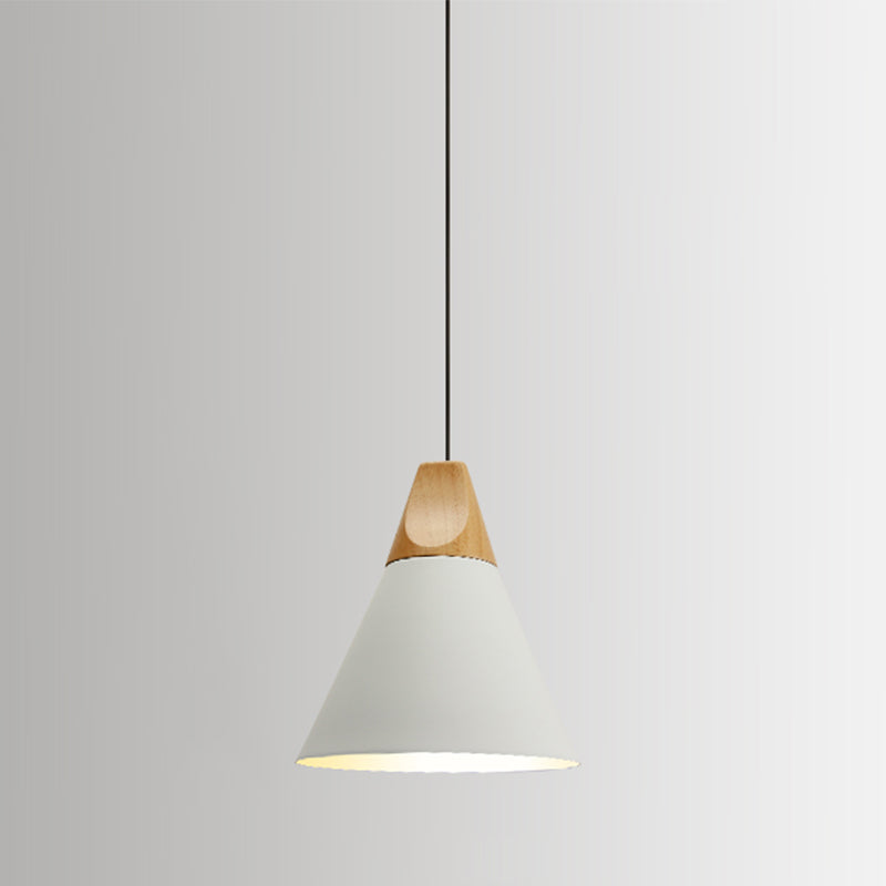 Contemporary Hanging Light Metal Shade Pendent Lighting Fixture for Sitting Room